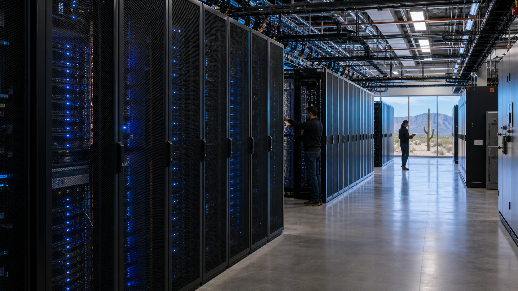 Inside a working Arizona data center